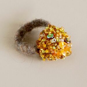 Yellow sugar head small ring